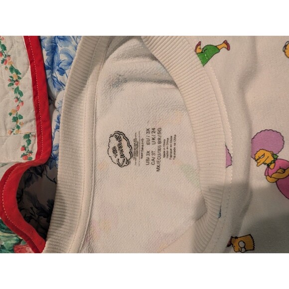 Simpsons 3x Sweatshirt Cropped - Picture 3 of 3